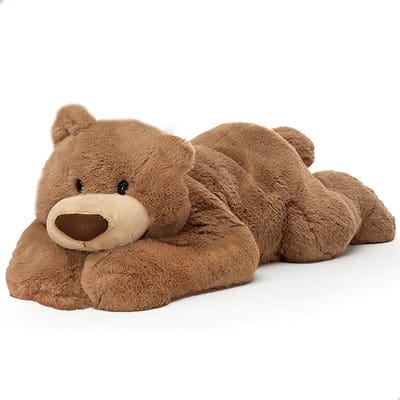 Verzwaringsknuffel Beer – Verzwaarde Zware Knuffel met Gewicht 1.5kg – Sensorische Knuffel – Anxiety Knuffel voor Volwassenen & Kinderen