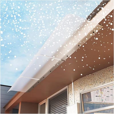 Voordeur Luifel - Regenscherm Deur - Bescherming Buiten - UV Zon Regenbestendig - 40 x 240 cm - Mat