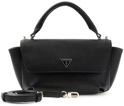 GUESS handtas schoudertas Gilda Top Handle Flap Black zwart