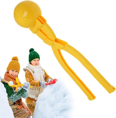 Sneeuwbalmaker Tang - Ronde Vorm - Winterpret Maken - Ergonomisch Ontwerp - 40.7 x 15.3 cm - Willekeurige Kleur
