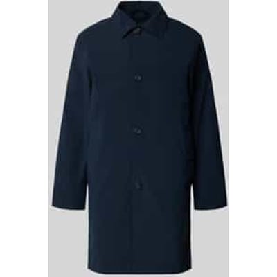 Regular fit lange functionele jas met los te knopen gilet, model 'SILAS'