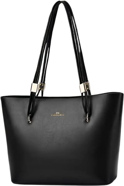 Bovista Handtas Dames - Schoudertas - School - Shopper - Schooltas - Werktas - Zwart
