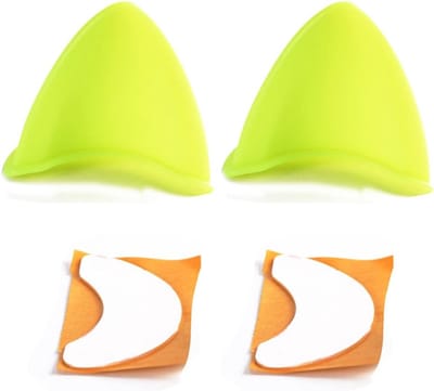 Schattige siliconen kattenoren voor helm - 2 stuks kleurgevoelige accessoires