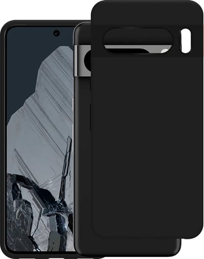 Cazy hoesje geschikt voor Google Pixel 8 Pro Hoesje Siliconen - Flexibele Case - Zwart