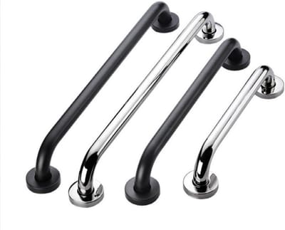 Veiligheidsbeugel Badkamer - Wandbeugel Douche - Extra Steun - Zonder Boren - 40 cm - Chroom