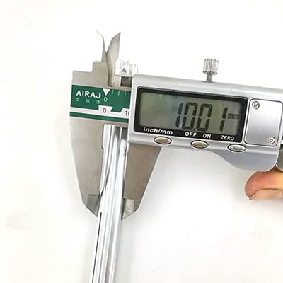 Set van 3 paar metalen ladegeleiders 400 mm voor meubellades