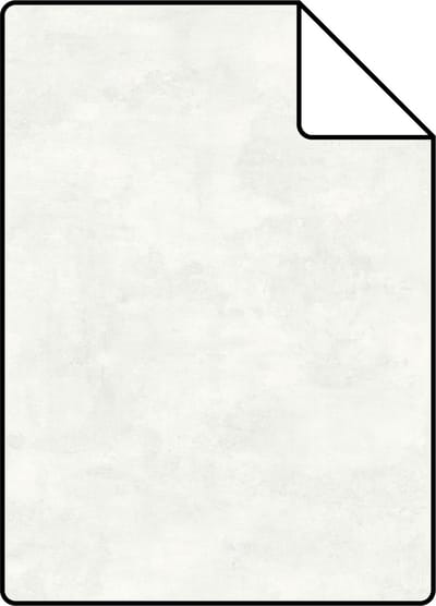 Proefstaal ESTAhome behang betonlook licht warm grijs en mat wit - 53 cm x 10.05 m - 138904-S