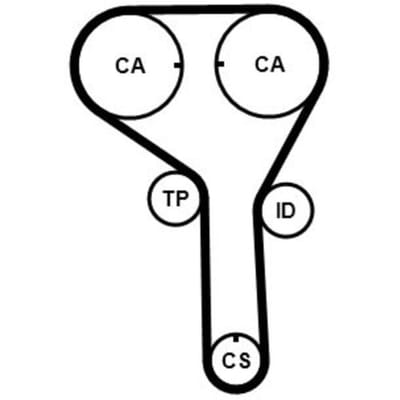 Distributieriemset CONTINENTAL CTAM CT1247K1