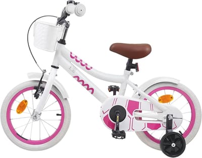 Kinderfiets - Loopfiets - Buiten spelen - Verstelbare handvatten - 12 inch - Wit