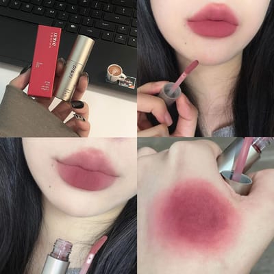 Donkerbruine lipgloss Waterdichte vloeibare lippenstift Naaktbruine lippen Tint Modder Make-up Latte Coffee Lip Glaze Cosmetica