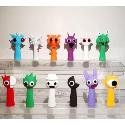 Sprunki v4 Actiefiguren Speelgoed Sprunky Figuren Model Spel Model Ornament Speelgoed Verjaardag Kerst Kinderen Cadeaus