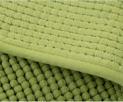 Badmat, superzacht, 100% microvezel, 60 x 100 cm - appelgroen