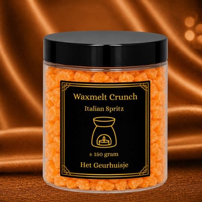 Waxmelt Crunch: Italian Spritz Cocktail – ± 150 gram – Handgemaakt - 100% Sojawax - Voor (elektrische) geurbrander - Dierproefvrij