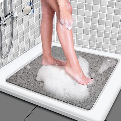 Antislip Douchemat Vierkant 60x60 cm met Massagefunctie voor Veilige Badkamer en Natte Ruimtes