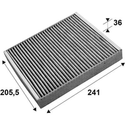 Cabinefilter VALEO 715659