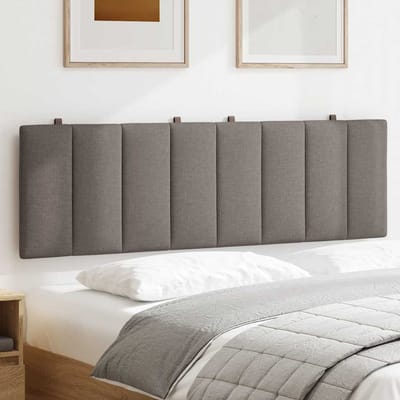 vidaXL - Hoofdbordkussen - "Hanko" - 160 - cm - stof - taupe