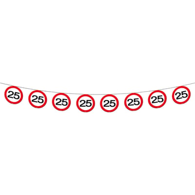 Folat - Vlaggenlijn verkeersbord 25 (12 meter)
