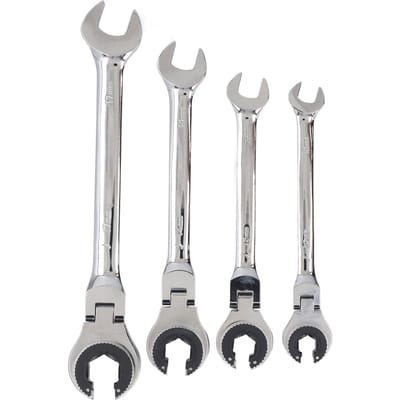 Remleiding Sleutelset 72 Tanden Verstelbare Hoek 10mm 12mm 14mm 17mm Ratel Pijpsleutels