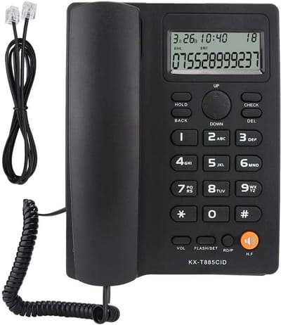 Vaste Telefoon met Nummerherkenning en Handsfree Bellen - Ideaal voor Thuis en Kantoor
