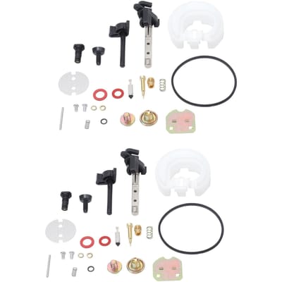 2 Sets Carburateur Revisieset Carburateur Reparatiegereedschap Vervanging voor GX390 13PK Motor white