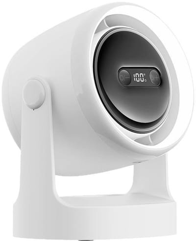 VHV - Bladloze Ventilator - 3-in-1 mini tafelventilator met LED lamp - 3 standen en USB - Voor bureau en slaapkamer
