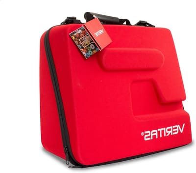 Naaimachine Tas - Draagkoffer - Veilige Opslag - Versterkte Binnenkant - 44 x 40 x 21.5 cm - Rood