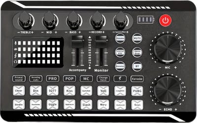 Nivard Audio Mixer - Mengpaneel - DJ - Mixer - Gaming - Streaming