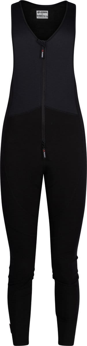 ONDA Fietsbroek met zeem winddicht waterafstotend heren Zwart - Polartec - M