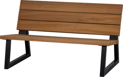 WOOOD Banco Tuinbank - Hout/Metaal - Naturel - 78x132x82