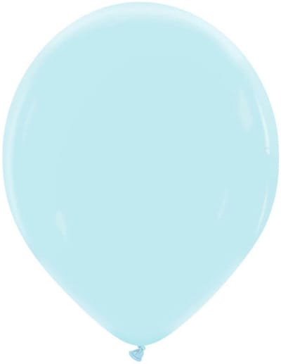 MINI 13cm ±50x Premium KLEIN Latex Ballonnen, PRO, 5 inch (±13 cm) – hemelsblauw = MAYA BLUE