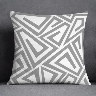 VIKAMA Grijs Luxe High-End Sierkussenhoes, Bank Woondecoratie Kussenhoes, Slaapkamer Nachtkastje Decoratie Kussenhoes 45x45cm
