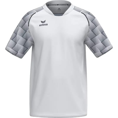 Erima Evo Star Shirt Korte Mouw Heren - Wit / Slate Grey | Maat: L