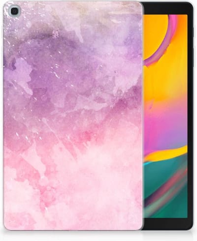 Tablethoes Samsung Galaxy Tab A 10.1 (2019) Pink Purple Paint