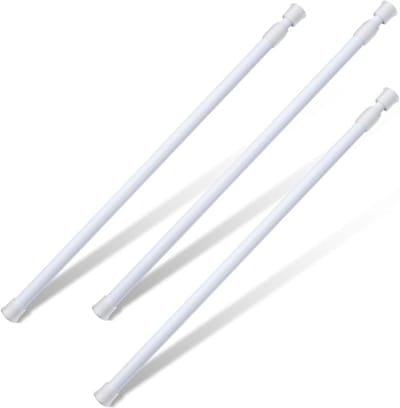 Verstelbare Veiligheidsstangen voor Ramen en Deuren, 40-70cm, Kindveiligheid en Inbraakbeveiliging voor Patiodeuren