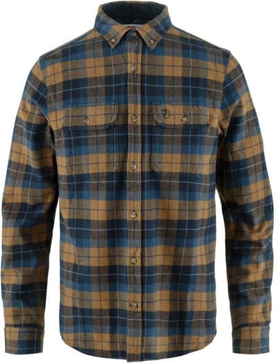 Fjällräven Singi Heavy Flannel Shirt Met Lange Mouwen Bruin 2XL Man
