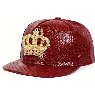 Unisex Diamanten Kroon Label Hip-Hop Hoeden Lente Herfst Buiten Verstelbaar Casual Baseball Caps Trucker Caps Zonbescherming Hoed brown