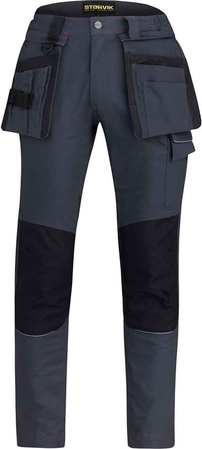 STØRVIK Tim Stretch Werkbroek Heren & Dames - 97% Katoen - Maat 2XL - Antraciet
