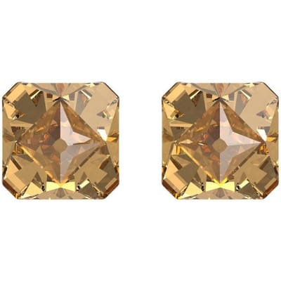 Swarovski Chroma Piramide Geslepen Kristallen Oorbellen Damesoorbellen Geel Goud 5613680 Box (Random Color) beige