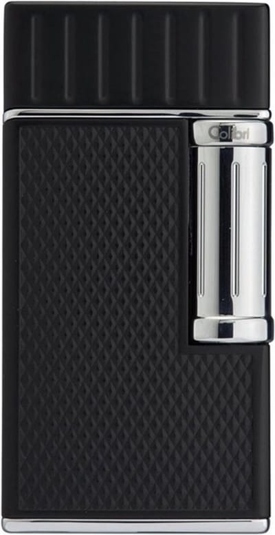 Colibri vuursteen aansteker twin-flame zwart-chroom