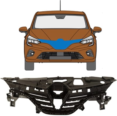 Grill voor Renault Clio V 2019-