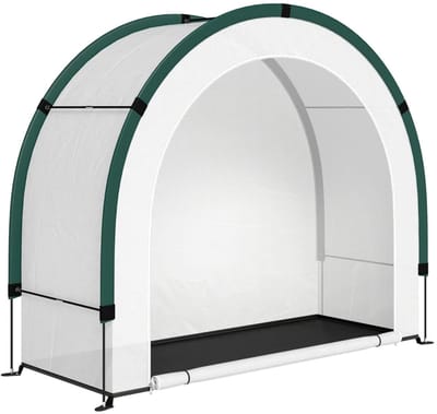 Kas met Koepelvormig Dak - Opvouwbare Tuinkas - Foliekas - Broeikas - Koude Bak - Kweekkas - Tomatenkas - Groentekas - Plantenkas - voor Groenten, Bloemen, Planten - 200 x 80 x 164 cm - Groen