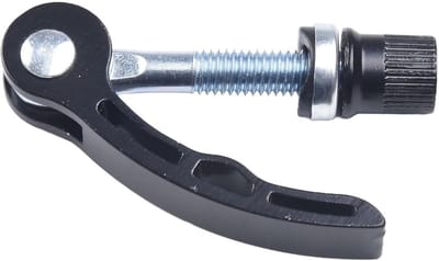 Fietszadelklem - Snelsluiting Zadelpen - Fietszadel Verstellen - Gereedschapsloze Installatie - M6x55mm - Zwart