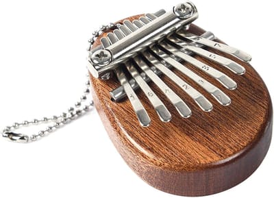 Duimpiano - Muziekinstrument - Muziek Maken - Draagbaar Ontwerp - 10 cm - Houtkleur