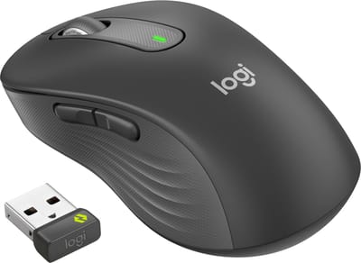Logitech Signature M650 L - Draadloze Optische Muis - Grafiet - Rechterhand