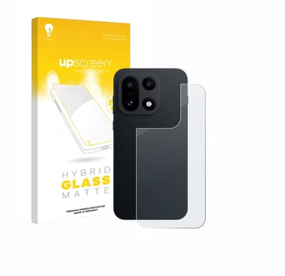 upscreen - Screenprotector voor OnePlus 15 (Achterkant) - Folie Beschermfolie Beschermglas matte