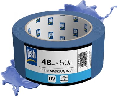 Sila - Verf Maskerende Tape - Blauw - 48mm x 50m - UV-bestendig