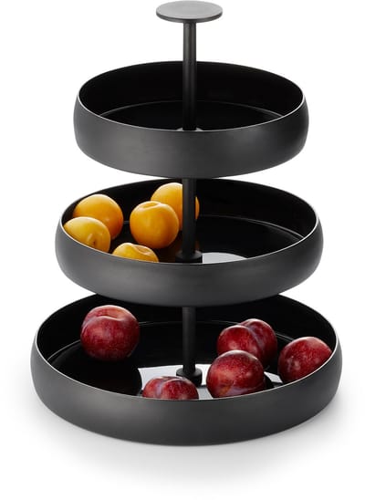 Philippi Negretto etagere - Fruitschaal - Opbergschaal - Aluminium - Diameter 30 cm
