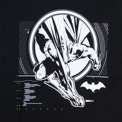 Batman Action Unisex Long Sleeve T-Shirt - Black - M