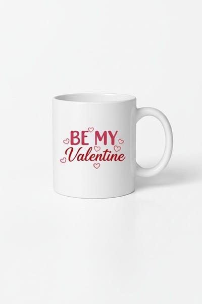 Be My Valentine Mok - Romantisch Valentijn Cadeau voor Haar en Hem