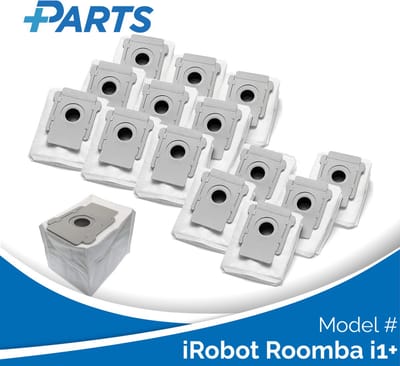 iRobot Roomba i1+ Stofzakken (15 Stuks, Plus.Parts® alternatief voor 4626194 / 4640235)